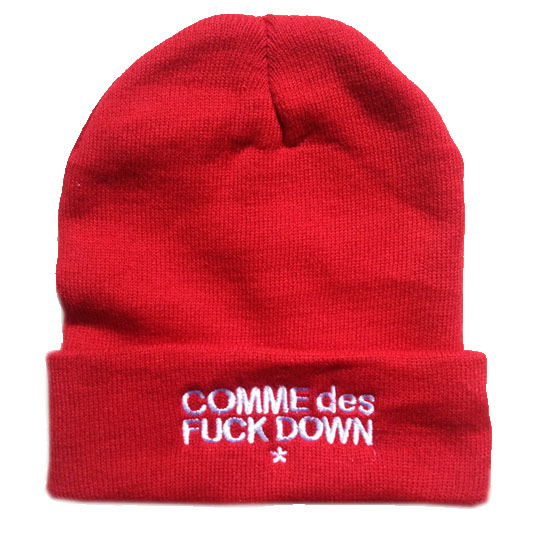 Bonnet COMME DES F DOWN [Rouge]